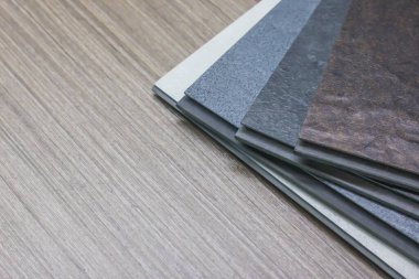 PVC Polymer Vinil numunesi, kopyalama alanı içindeki kat tasarımını seçecek müşteriler için 