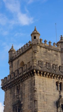 Lizbon, Portekiz: 19 Ocak 2025, Belm Kulesi Tarihi Eserleri ve UNESCO Dünya Mirası