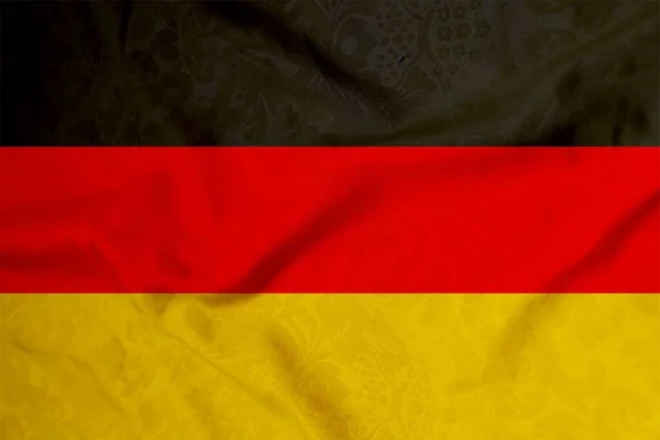 Materiał Flagą Niemiec — Zdjęcie stockowe