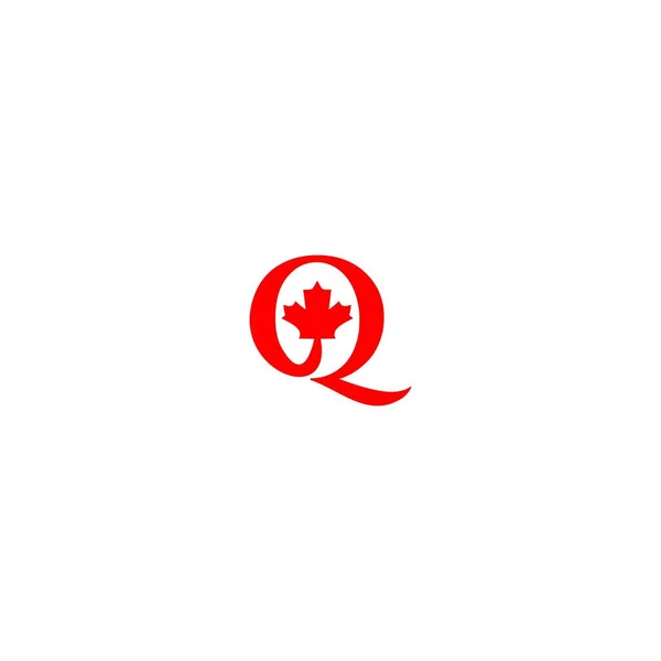 Diseño Del Logotipo Maple Canada — Vector de stock