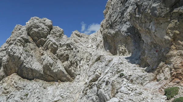 stock image Beautiful mountain panorama in the Italian Dolomites. Dolomites, Italy