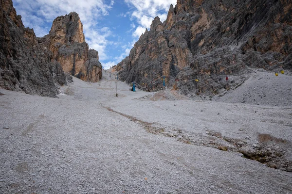 Gondol, Forcella Staunies 'e, Monte Cristallo grubuna, Dolomitler, İtalya