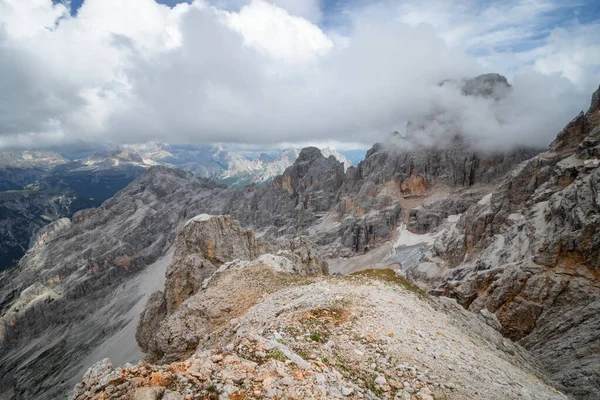 Prachtig Bergpanorama Italiaanse Dolomieten Dolomieten Italië — Stockfoto