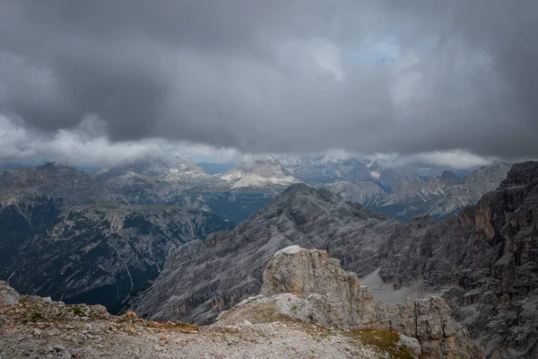 Hermoso Panorama Montaña Los Dolomitas Italianos Dolomitas Italia —  Fotos de Stock