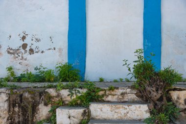 B.C.S 'deki San Antonio Meksika kasabasının caddelerini kapatın..