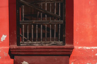 San Antonio Meksika 'da terk edilmiş evleri kapatın. La Paz, Baja California Sur, Meksika