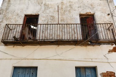 San Antonio Meksika 'da terk edilmiş evleri kapatın. La Paz, Baja California Sur, Meksika