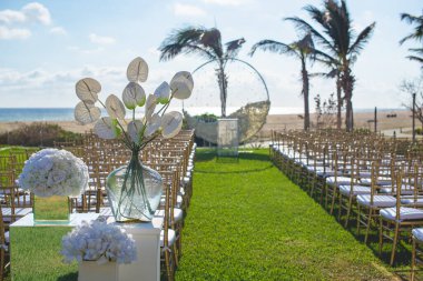 Güzel bir tören düzenlendi, sahil kreasyonu.