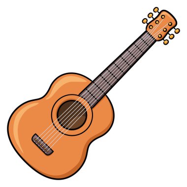 Hoş bir gitar karikatürü..