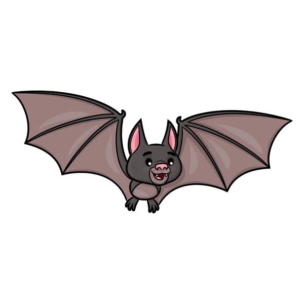 stock vector Illustration of cute cartoon of bat.