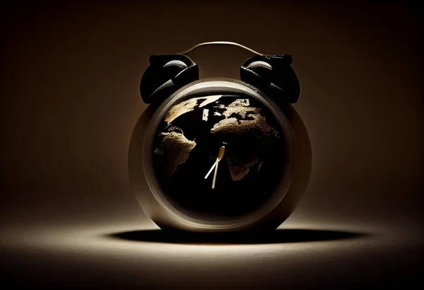 Watch of earth. Earth Hour Concept