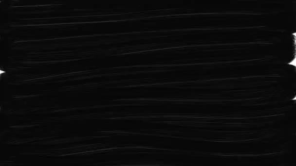 用丙烯酸写在黑色背景上 — 图库视频影像