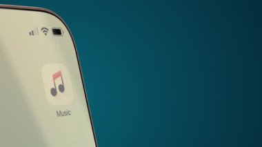 Müzik Uygulaması Simgesi Notlar, Kulaklıklar ve Enstrümanlar CanlandırmasıName