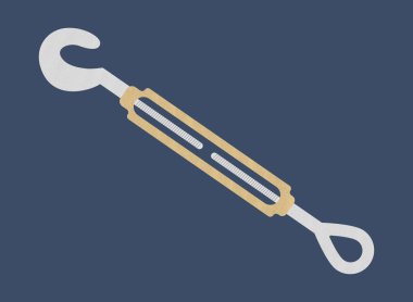 Daha büyük parçaları tutmak için kanca gericisi, katılmaya hizmet eder