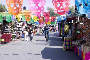 Tepotzotln, Meksika 'da bir valilik şehridir. Ölüm Günü, 2 Kasım 2023, Meksika Eyaleti, Meksika,