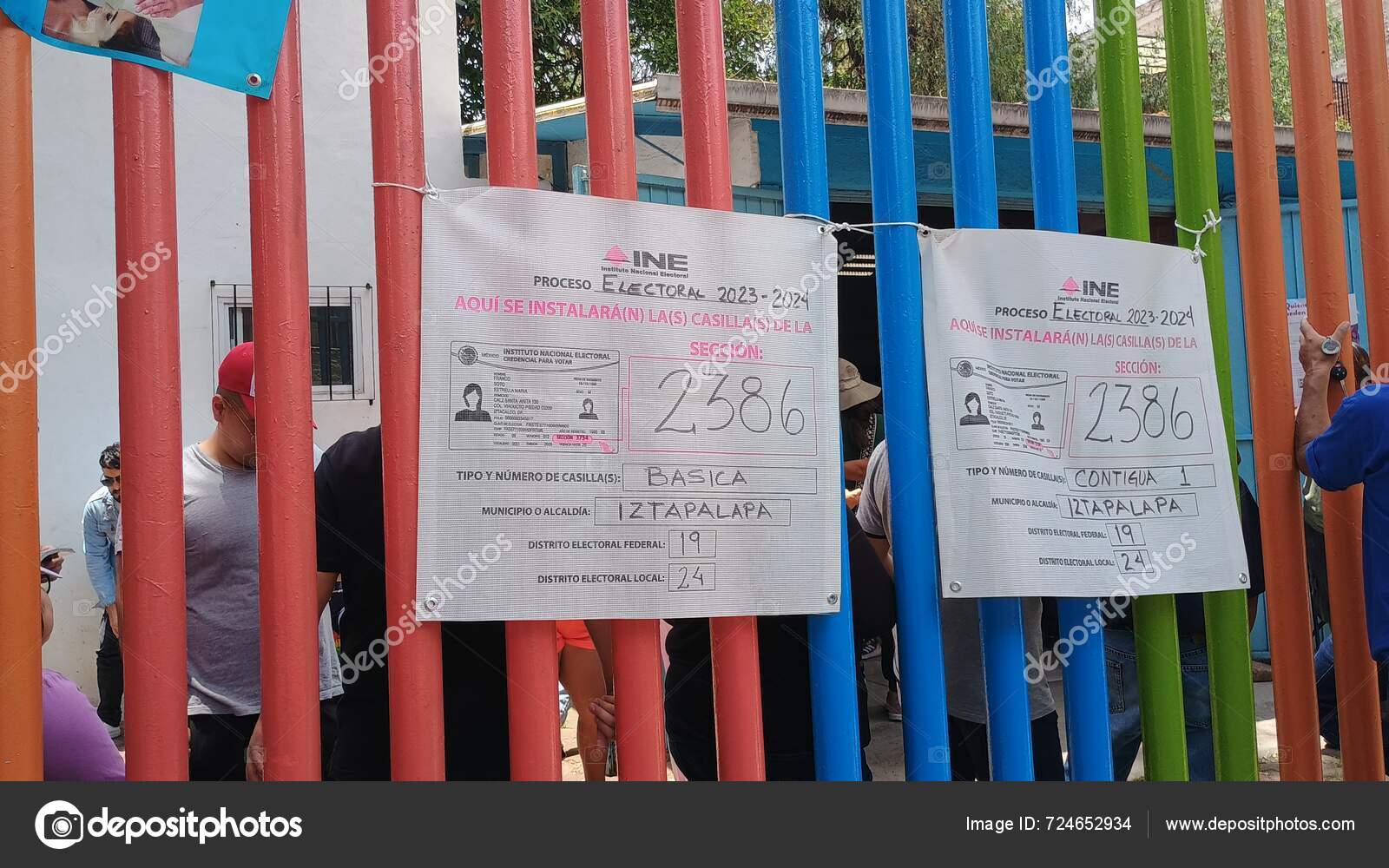 Stemmers 2024 Verkiezingen Mexico Iztapalapa Mexico Stad Juni 2024