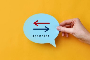 Yabancı dillerin tercümanı, çeviri sembolü