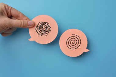 Bir psikologla konuşma, psikotrama çalışması, olumsuz durumlar.