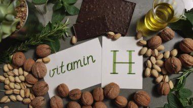 Sağlıklı bir yaşam tarzı sürdürmek için mükemmel olan H vitaminini vurgulayan çeşitli besleyici gıdalar keşfedin.