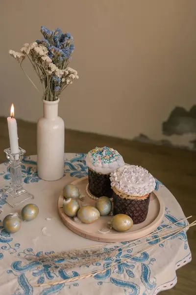 Православные Пасхальные Торты Яйца — стоковое фото