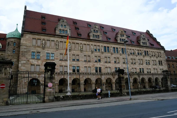 Vista Exterior Corte Centro Nuremberg Alemania Julio 2022 — Foto de Stock