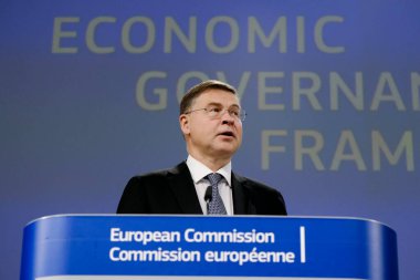 Avrupa Komisyonu Üyeleri Valdis DOMBROVSKIS ve Paolo GENTILONI 9 Kasım 2022 