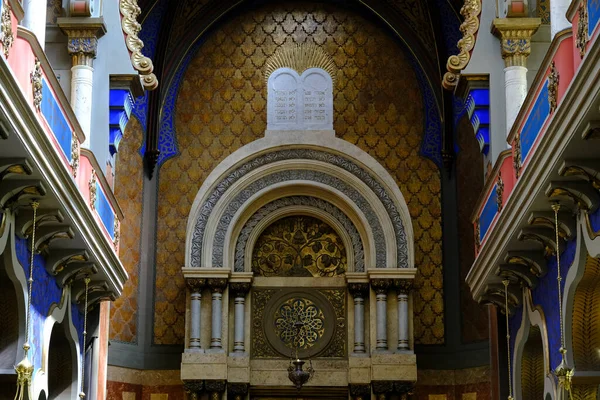 Interior View Jubilee Synagogue Also Known Jerusalem Synagogue Prague Czech — Stock Photo, Image
