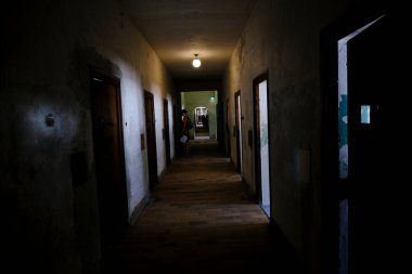 Almanya 'daki Dachau toplama kampının görüşü 25 Temmuz 2022.