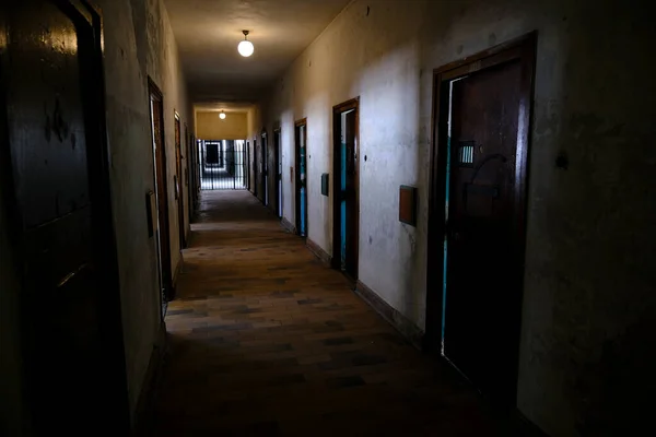 2022 다카우 수용소가 보이는 인터로 — 스톡 사진