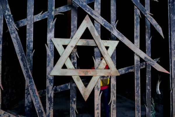 2022年7月25日 位于德国达豪集中营遗址的犹太人纪念碑外景 — 图库照片