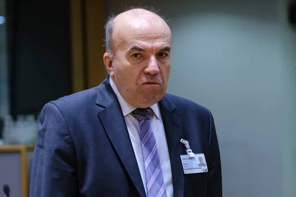 Nikolay Milkov Ministro Asuntos Exteriores Bulgaria Llega Para Asistir Una — Foto de Stock