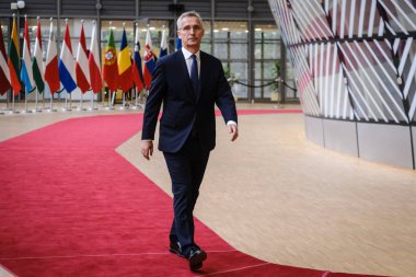 NATO Genel Sekreteri Jens Stoltenberg konuşma yaptı, Bruss