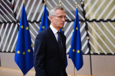 NATO Genel Sekreteri Jens Stoltenberg konuşma yaptı, Bruss