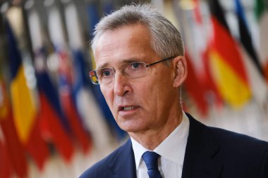 NATO Genel Sekreteri Jens Stoltenberg konuşma yaptı, Bruss