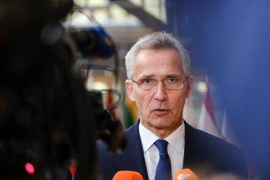 NATO Genel Sekreteri Jens Stoltenberg konuşma yaptı, Bruss