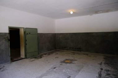 Almanya 'daki Dachau toplama kampının 25 Temmuz 2022 tarihli iç görünümü.