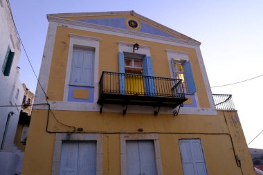 Yunanistan 'ın Suriye kentindeki geleneksel evler 31 Temmuz 2022.