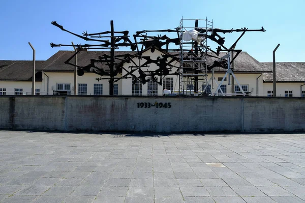 stock image Dachau concentration camp in Germany on July 25, 2022.