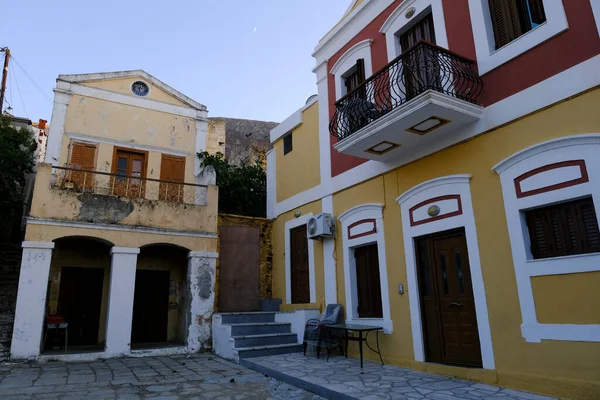 2022年7月31日ギリシャのシミに伝統家屋 — ストック写真