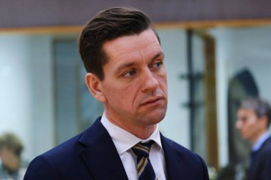 Kaare Dybvad, Bakan 8 Aralık 2022 'de Brüksel, Belçika' daki Avrupa İçişleri Konseyi 'ne katılmak üzere geliyor.. 