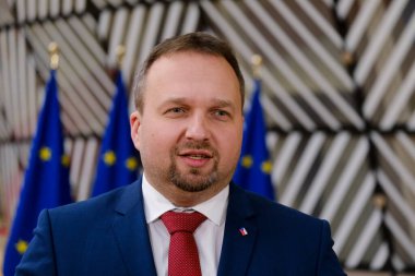 Marian JURECKA, 8 Aralık 2022 'de Belçika' nın Brüksel kentinde bir Avrupa İş ve Sosyal Politika Konseyi 'ne katılmak üzere geliyor..