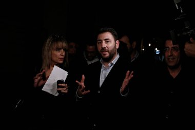 MEP Androulakis Nikos, 19 Kasım 2017 tarihinde düzenlediği basın toplantısında Değişim Hareketi 'nin lideri adayı.