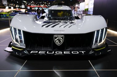 Peugeot car on display during the opening of the Brussels Motor Show at the Expo in Brussels, Belgium on Jan. 13, 2023.