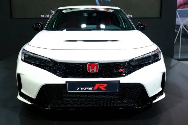 Honda car on display during the opening of the Brussels Motor Show at the Expo in Brussels, Belgium on Jan. 13, 2023.