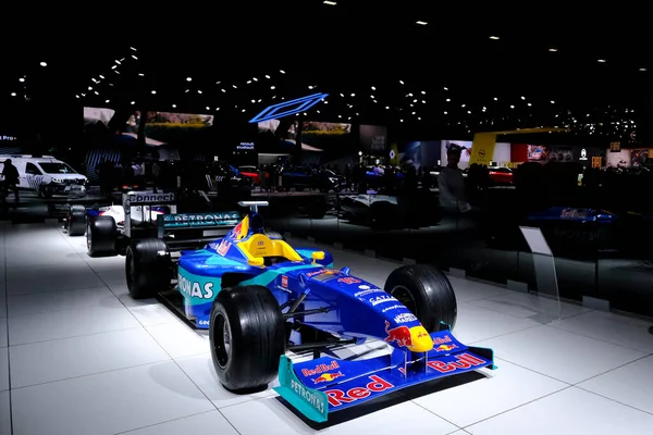 Formula One Car Display Opening Brussels Motor Show Expo Brussels — Foto de Stock