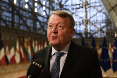 Lars LOKKE RASMUSSEN, Foreign Affairs Minister arrives for an EU foreign ministers meeting in Brussels, Belgium on January 23, 2023.