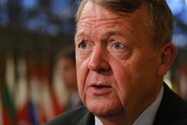 Lars LOKKE RASMUSSEN, Foreign Affairs Minister arrives for an EU foreign ministers meeting in Brussels, Belgium on January 23, 2023.