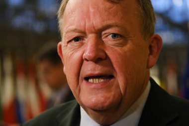 Lars LOKKE RASMUSSEN, Foreign Affairs Minister arrives for an EU foreign ministers meeting in Brussels, Belgium on January 23, 2023.