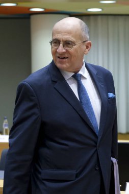 Zbigniew Rau, Foreign Affairs Minister arrives for an EU foreign ministers meeting in Brussels, Belgium on January 23, 2023