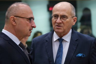 Zbigniew Rau, Foreign Affairs Minister arrives for an EU foreign ministers meeting in Brussels, Belgium on January 23, 2023